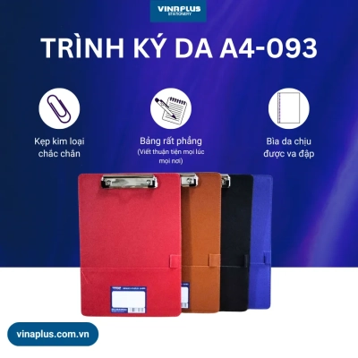 Trình Ký Da 1 mặt Vinapus A4- 093