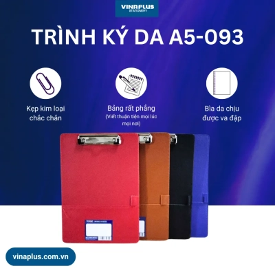 Trình Ký Da 1 mặt Vinapus A5- 093