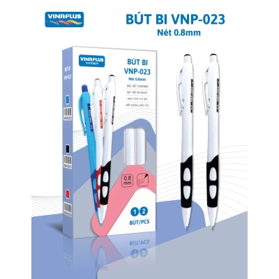 VNP023 Bút bi bấm nét 0.8mm