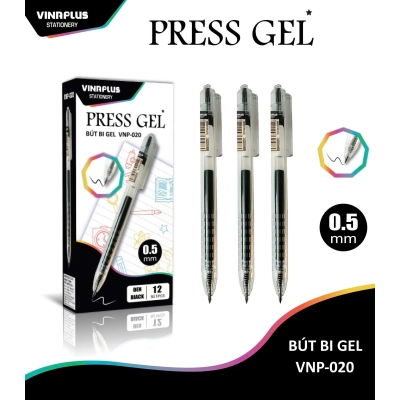 VNP020 Bút gel bấm 0.5mm