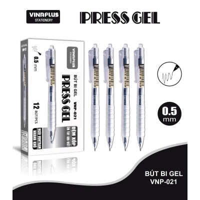 VNP021 Bút gel bấm 0.5mm