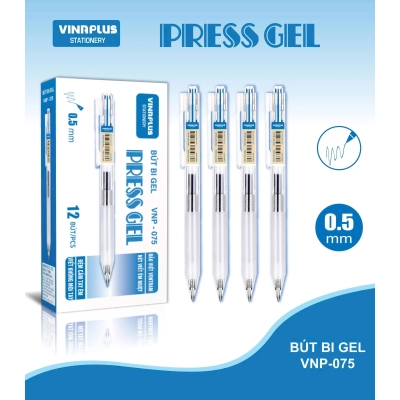 VNP075 Bút gel bấm 0.5mm