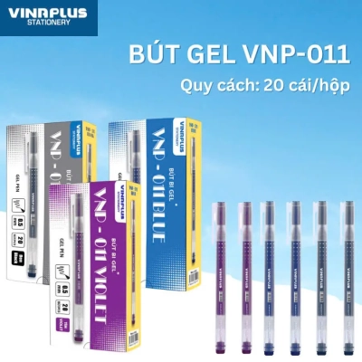 VNP011 Bút gel thân liền mực 0.5mm
